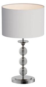 Moderní stolní lampa Rea bílá/chrom