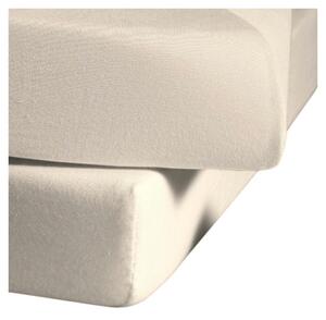 PROSTĚRADLO, single jersey, přírodní barvy, 100/200 cm Fleuresse - Prostěradla