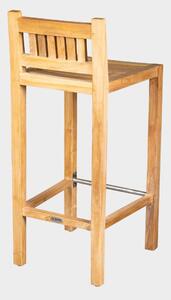 FaKOPA s. r. o. NANDA barovka - stabilní barová židle z teaku