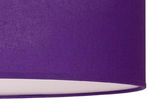 Deka na kolečkách Euluna, látkový odstín fialová, Ø 40 cm