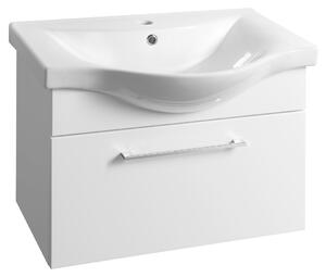 Aqualine AKIRA umyvadlová skříňka 60,6x42x34cm, bílá