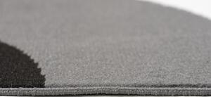 Makro Abra Moderní kusový koberec CHEAP T966A tmavě šedý Rozměr: 80x150 cm
