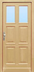 Mand CZ s.r.o. Vchodové dřevěné dveře ZORA 2S4K (42mm) Orientace Dveří: Levé, Rozměr dle ČSN: 90 / 197