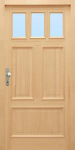 Mand CZ s.r.o. Vchodové dřevěné dveře ROMANA 3S3K (42mm) Orientace Dveří: Pravé, Rozměr dle ČSN: 80 / 197
