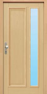 Mand CZ s.r.o. Vchodové dřevěné dveře IVETA 1K1S (42mm) Orientace Dveří: Levé, Rozměr dle ČSN: 80 / 197