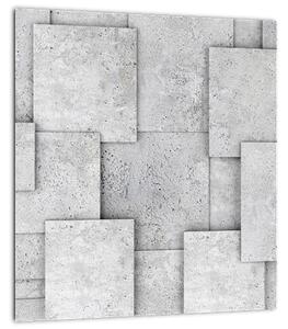 Obraz - Abstrakce betonových kachliček (30x30 cm)