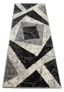Chemex Moderní koberec Tap - čtverce 2 - šedý Rozměr koberce: 80x150 cm