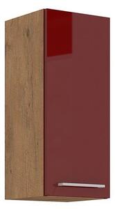 Uzavřená horní kuchyňská skříňka Woodline 30 G-72 1F, Barva: Dub lancelot / bordo lesk Mirjan24 5902928812794