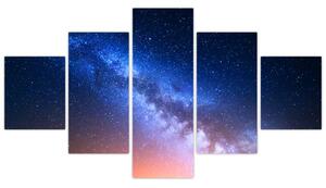 Obraz - Noční krásy hvěžd (125x70 cm)
