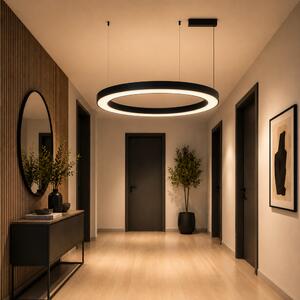 Immax NEO PASTEL SLIM Smart závěsné svítidlo 95 x 7cm 68W černé Zigbee 3.0