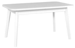 Rozkládací stůl Harry 80 x 140/180 VI, Barva dřeva: bílá-L, Barvy nožiček: černá Mirjan24 5902928165647