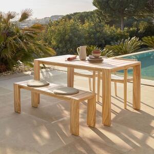 Teakový zahradní stůl Kave Home Victoire 240 x 110 cm