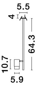 Lustr na lanku Pongo 1 R – GU10