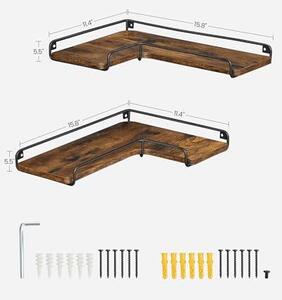 Rohový regál – průmyslový design – LLS831B01