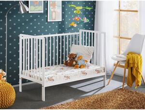 Dětská postel s matrací Liatra II 120x60, Barva: bílá Mirjan24 5902928800852
