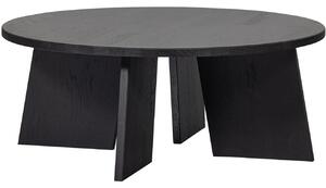 Hoorns Černý dubový konferenční stolek Fredy 90 cm