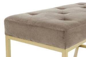 TABURETOVÁ LAVICE, kov, plast, textil, kompozitní dřevo, 90/40/40 cm - Online Only lavice, Online Only