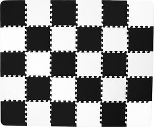 Kinderkraft Pěnový koberec Luno Černo-bílý 30ks (29,5x29,5)