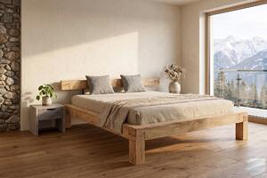 TRÁMOVÁ POSTEL, 180/200 cm, přírodní barvy MID.YOU - Online Only postele, Online Only