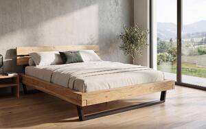 TRÁMOVÁ POSTEL, 200/200 cm, přírodní barvy MID.YOU - Online Only postele, Online Only