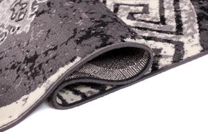 Chemex Moderní koberec Tap - orientální 2 - tmavě šedý Rozměr koberce: 60x100 cm
