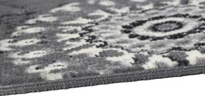 Chemex Moderní koberec Tap - orientální 2 - tmavě šedý Rozměr koberce: 80x150 cm