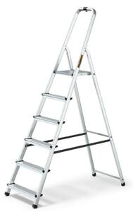 JAKS Domácí hliníkový žebřík 6 příček