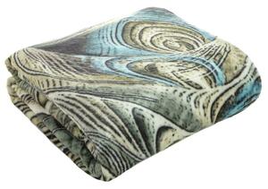 Eurofirany Jemná béžová deka ALES1 150x200 cm
