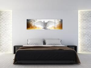 Obraz holubice (170x50 cm)