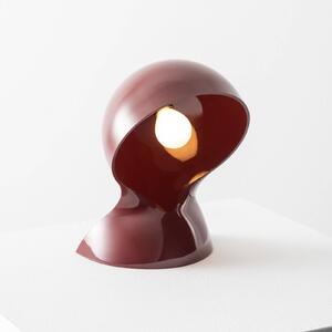 Artemide Stolní lampa Dalù, rubínově červená, výška 26 cm, E14, Červená, Obývací pokoj / jídelna, Plast, Design