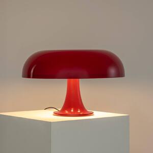 Artemide Stolní lampa Nesso, rubínově červená, výška 34 cm, E14, Červená, Obývací pokoj / jídelna, Plast, Design