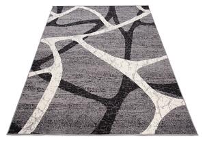 Chemex Moderní koberec Tap - obrazce 2 - krémový/šedý Rozměr koberce: 80x150 cm