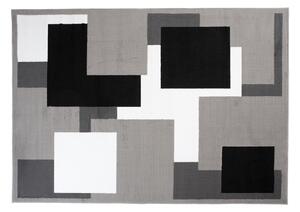 Chemex Moderní koberec Tap - čtverce 3 - světle šedý/bílý Rozměr koberce: 120x170 cm
