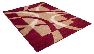Chemex Moderní koberec Tap - geometrické tvary 1 - červený Rozměr koberce: 120x170 cm