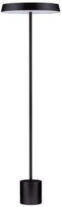 Černá kovová stojací LED lampa Nova Luce Vetro 136 cm