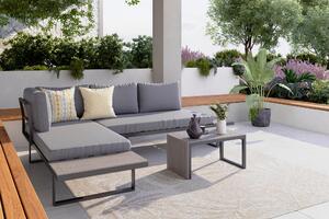 TERASOVÁ SEDACÍ SOUPRAVA kov, plast, textil Ambia Garden
