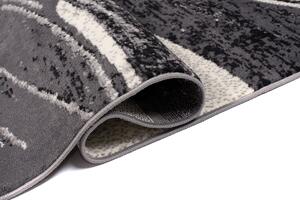 Chemex Moderní koberec Tap - vlnky 1 - krémový/šedý Rozměr koberce: 80x150 cm