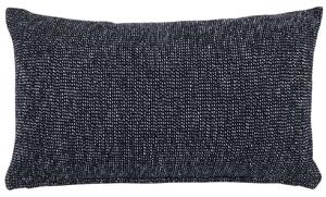 Černý bavlněný povlak na polštář Kave Home Tapla 30 x 50 cm