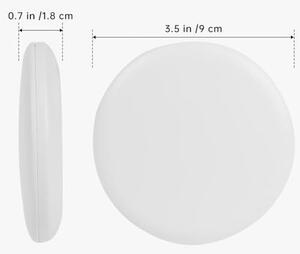 Zrcátko s lupou 1x/10x - LED cestovní kosmetické zrcátko - Kompaktní ruční zrcátko s funkcí regulace jasu
