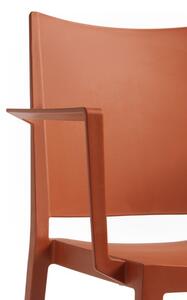 Zahradní židle MOSK ARMCHAIR Barva: Cihlová