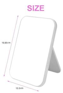 Zrcadlo do make-upu – skládací stolní zrcadlo se stojanem – 20 x 13,4 cm