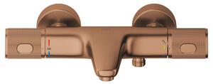 Grohe Precision Feel vanová baterie na stěnu s termostatem Brushed Warm Sunset 34788DL0