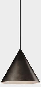 Il Fanale 286.01.EE Cone, závěsné kovové svítidlo v úpravě grafene, 1xE14 max 10W, prům. 21cm