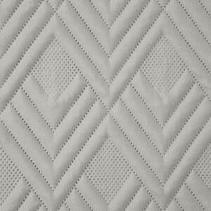 Eurofirany Stříbrný přehoz na postel ALARA1 220x240 cm