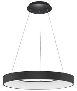 Černé závěsné LED světlo Nova Luce Rando Thin 60 cm