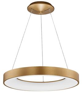Zlaté závěsné LED světlo Nova Luce Rando Thin 60 cm