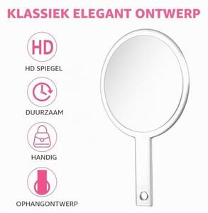 Kosmetické zrcadlo – oboustranné, s 1x a 5x zvětšením – ruční zrcadlo