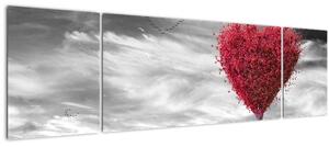 Obraz - Srdce korunou stromu (170x50 cm)