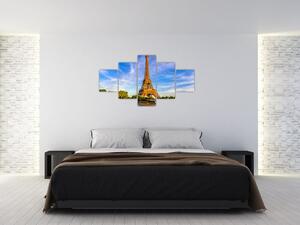 Obraz - Eiffelova věž (125x70 cm)