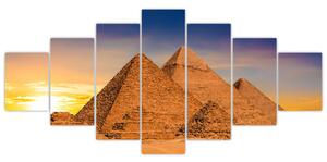 Obraz - Egyptské pyramidy (210x100 cm)